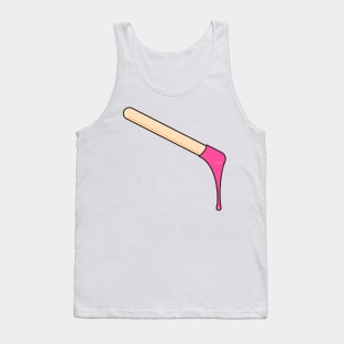 Hot Wax Dripping Off Waxing Stick Tank Top